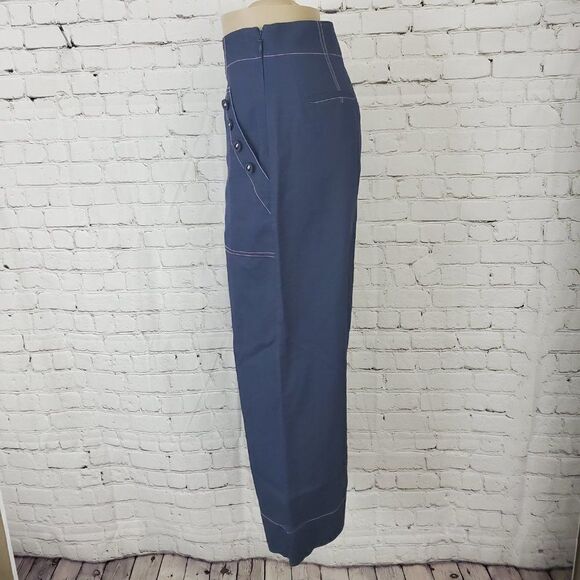 Rebecca Taylor Linen Cropped Pant 2 - Picture 4 of 8